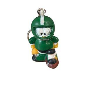 Vintage Gao Nanbei Garfield Keychain Figurine Football‎ Player